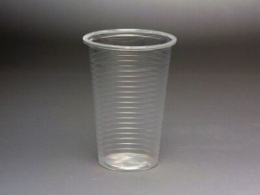 Víztiszta műanyag pohár 2 dl